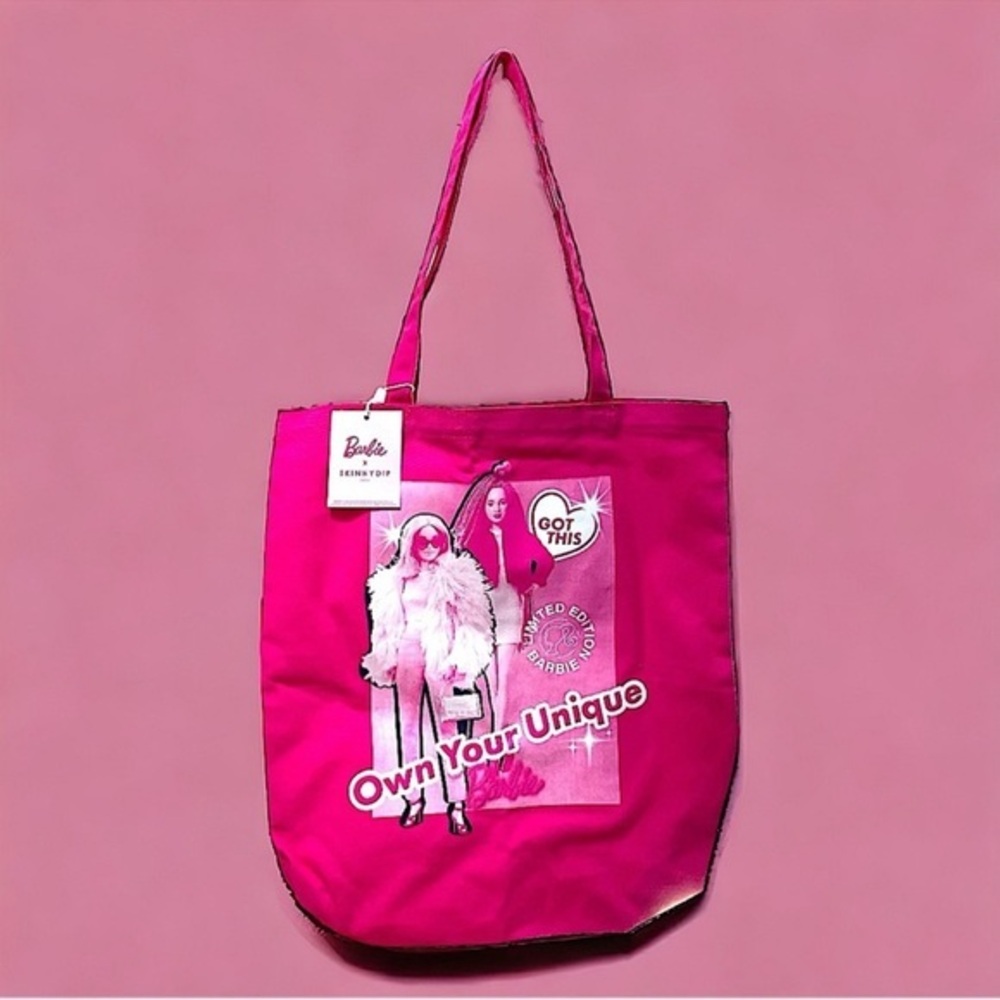 Barbie x Skinnydip - Pink Canvas Tote Bag